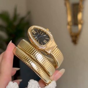 Bvlgari Serpenti Snack Watch Golden Black